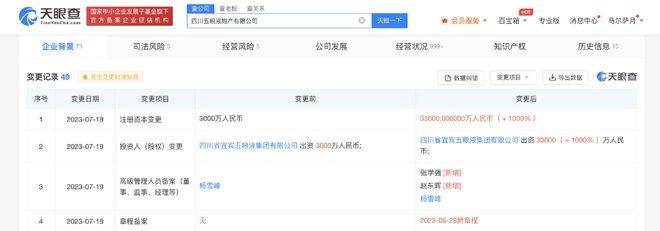五糧液物產公司增資擴產，薯類銷售業務迎來戰略升級